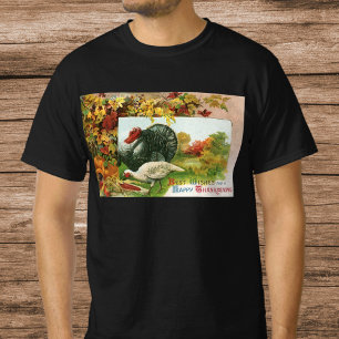 T-shirt Thanksgiving vintage, Déchets sauvages Couleurs d'