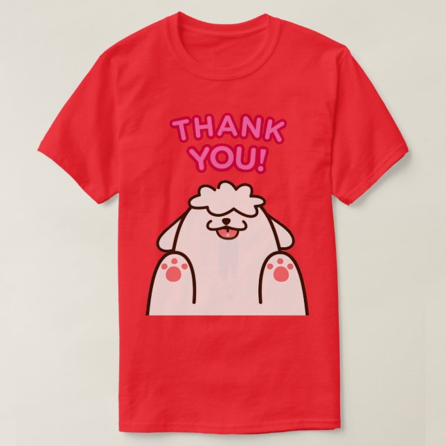 T-shirt Thankyou Dog (Design devant)