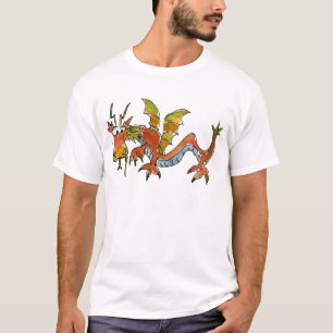 T-shirt Thare Be Dragons