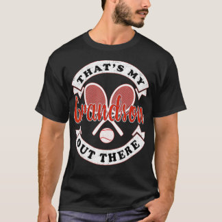 T-shirt That's My Grandson Out There Tennis Grand-mère Gra