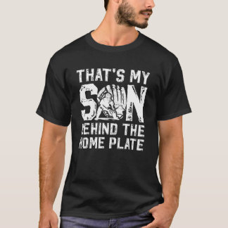 T-shirt That's My Son Baseball Catcher Dad Baseball Catche