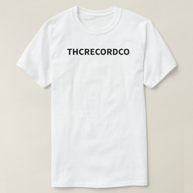 T-SHIRT THCRECORDCO (Design devant)