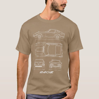 T-shirt The 240Z Blueprint gift
