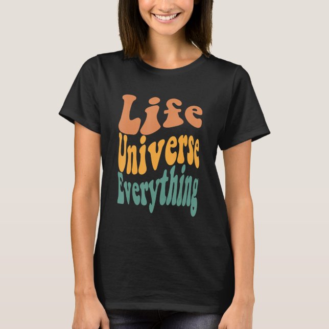 T-shirt The 42 Answer to Life The Universe and Everything_ (Devant)