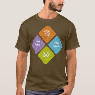 T-shirt The 4 Elements of Spirituality Love