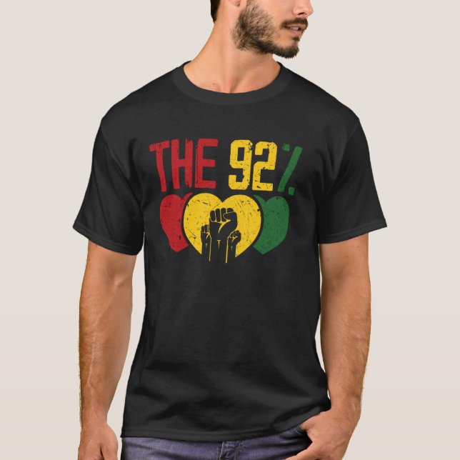 T-shirt The 92 Empowering Strong Black Women and Leaders 9 (Devant)