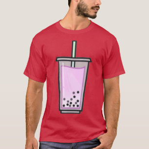 T-shirt Thé à bulle fraise