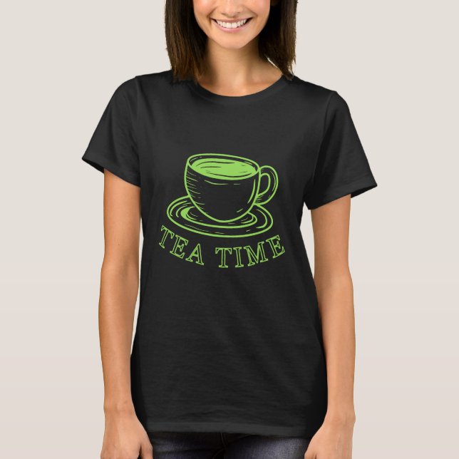 T-shirt Thé à Heures Fixes | Thé Party (Devant)