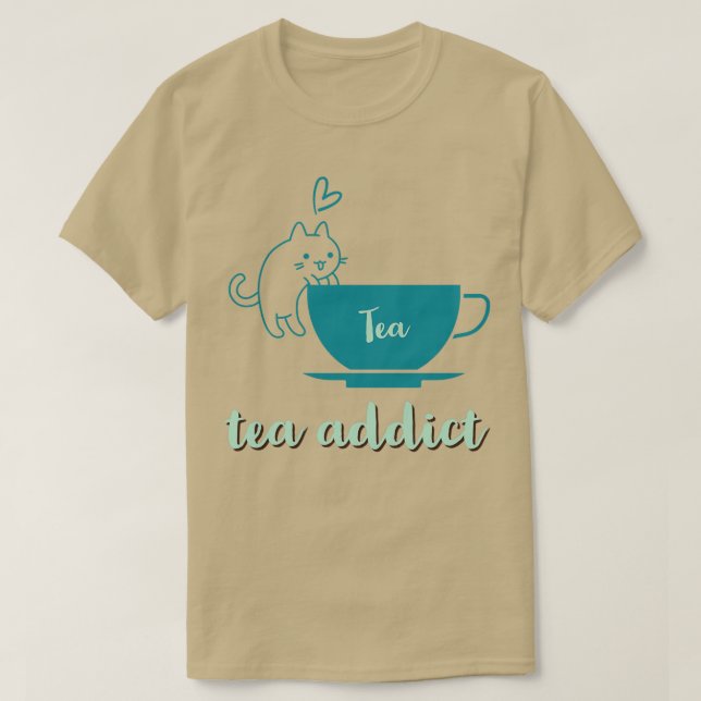 T-shirt thé addict amour thé (Design devant)