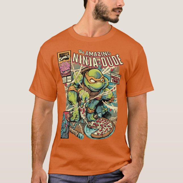 T-shirt The Amazing Ninja Dude friend (Devant)