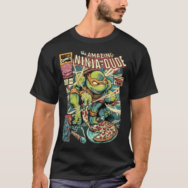 T-shirt The Amazing Ninja Dude vintage (Devant)