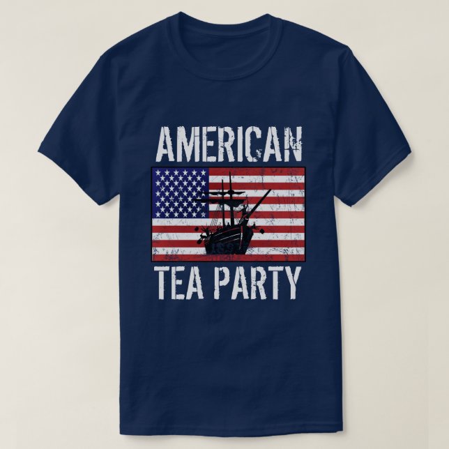 T-shirt Thé américain (Design devant)