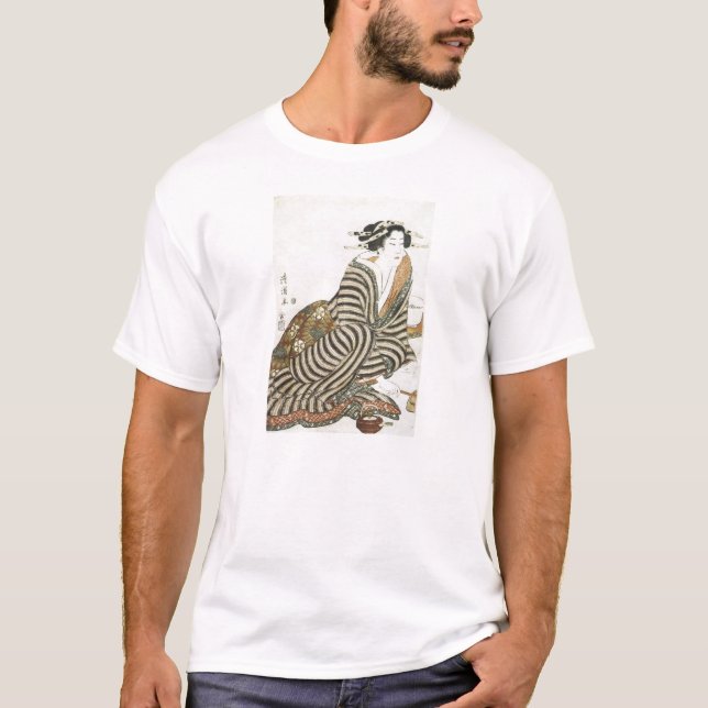 T-shirt The Angry Drinker, Kiyomitsu II, 1830 (Devant)
