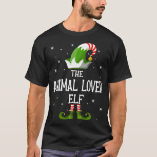 T-shirt The Animal Lover Elf Family Matching