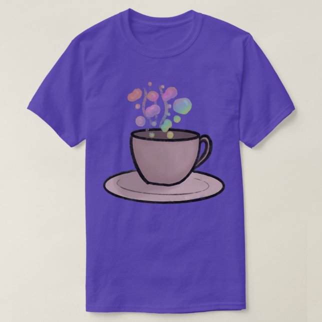 T-shirt Thé arc-en-ciel (Design devant)