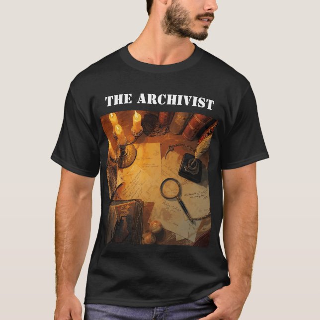 T-shirt The Archivist (Devant)