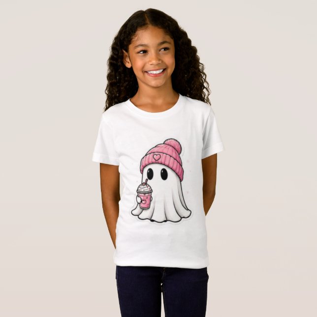 T-Shirt Thé au café fantôme (Devant entier)