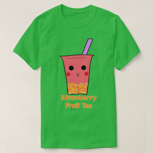 T-shirt Thé aux fraises (Design devant)