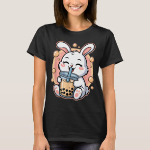 T-shirt Thé aux perles de Bubble Tea Funny Rabbit