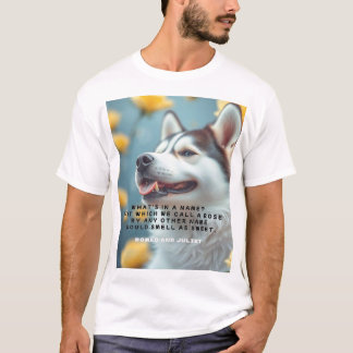 T-shirt The Bard Tee Men’s Shakespeare Shirt– Roses