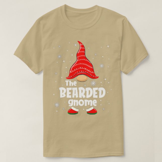 T-shirt The Bearded Gnome Matching Family 3 (Design devant)