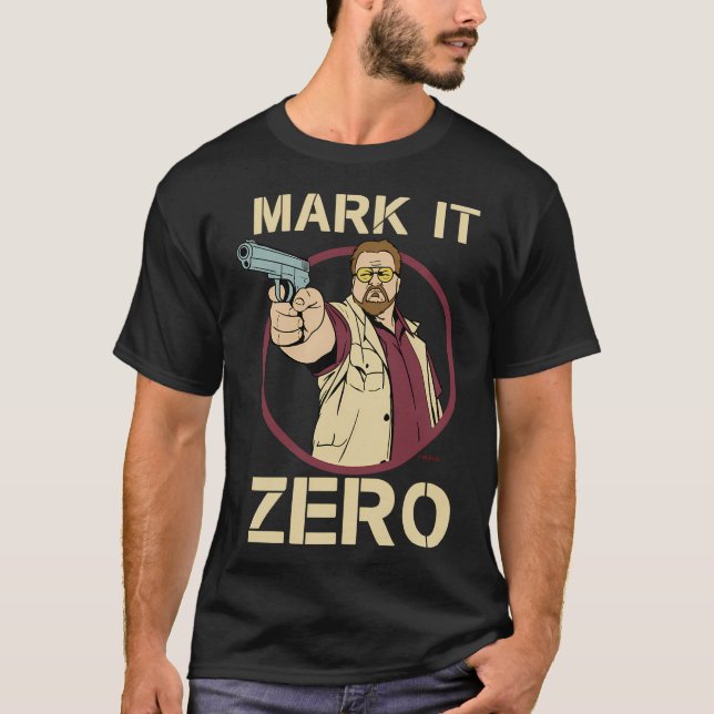 T-shirt The Big Lebowski - Walter Sobchak - Marquez-le zér (Devant)