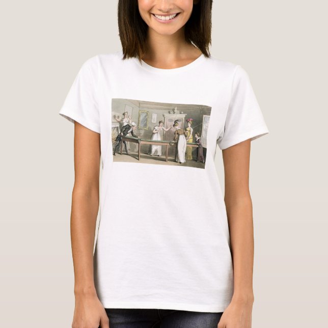 T-shirt The Billiard Table, de "The Tour of Dr Syntax in (Devant)