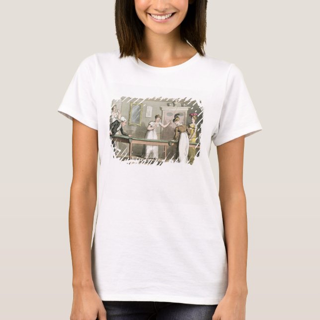 T-shirt The Billiard Table, de "The Tour of Dr Syntax in (Devant)