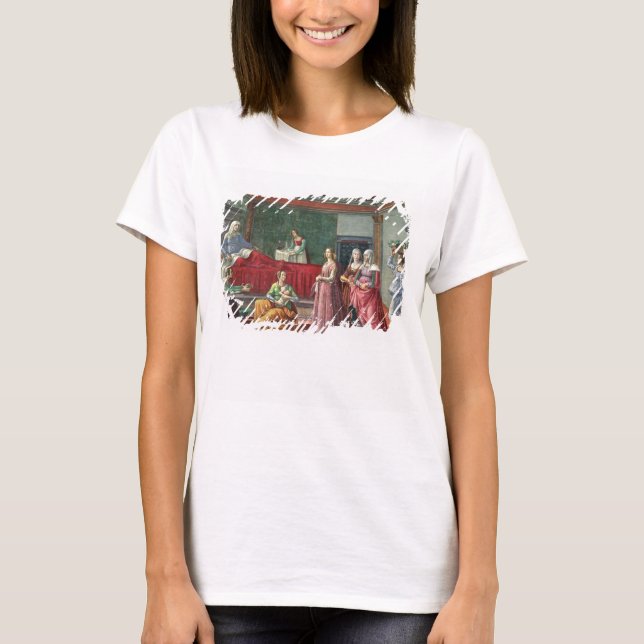 T-shirt The Birth of St. John the Baptist (fresco) (Devant)