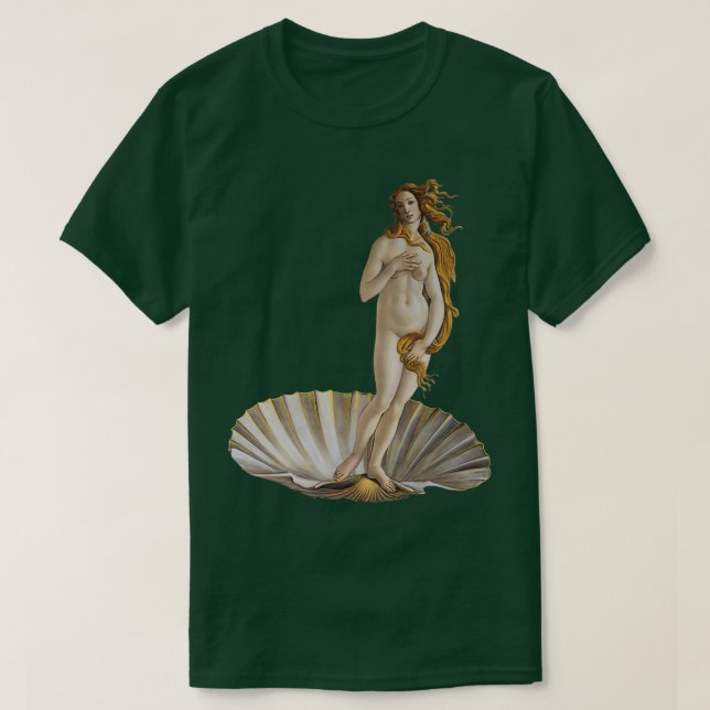T-shirt The birth of Venus Sandro Botticelli 1 (Design devant)