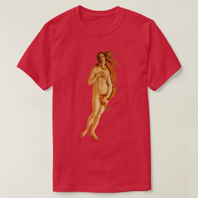 T-shirt The Birth of Venus Sandro Botticelli 8 (Design devant)