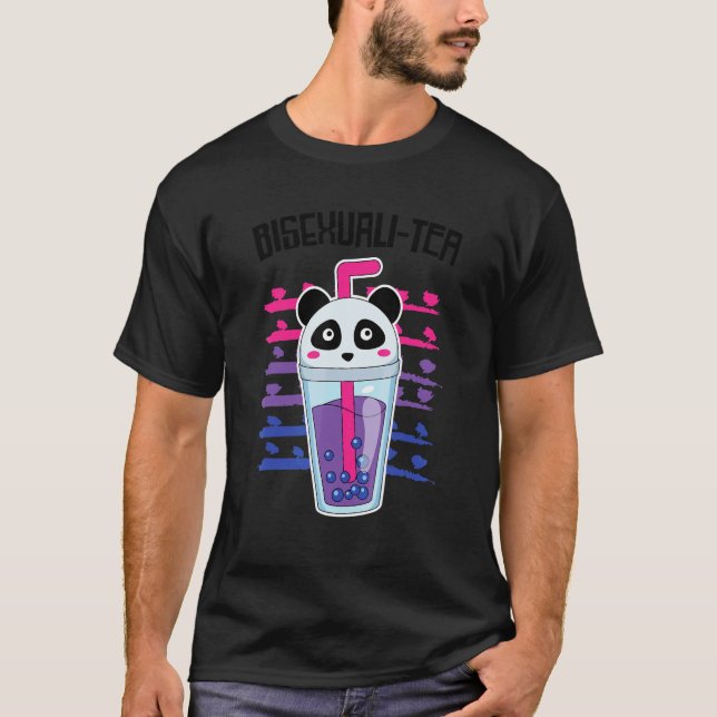 T-shirt Thé Bisexuali Tea Bi Bisexual Pride 2 (Devant)