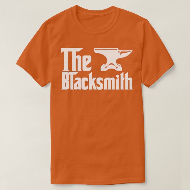 T-shirt The blacksmith job toxits for father (Design devant)