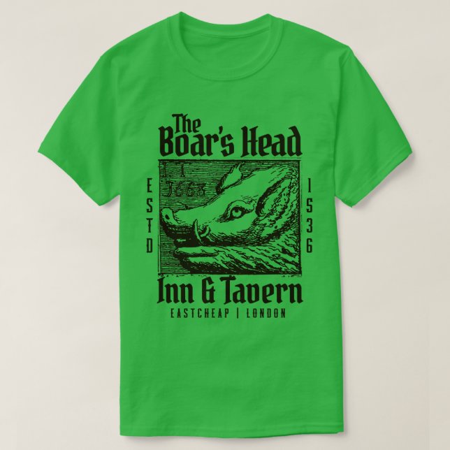 T-shirt The Boars Head Inn and Tavern (Design devant)