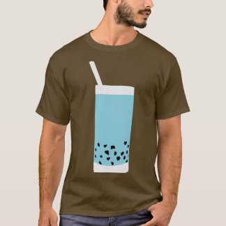 T-shirt Thé Boba 3 bleu