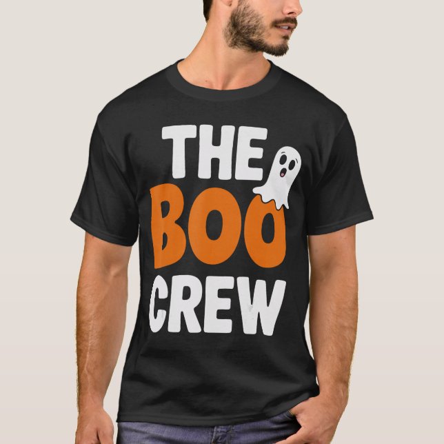 T-shirt The Boo Crew Family Costume Group Halloween (Devant)