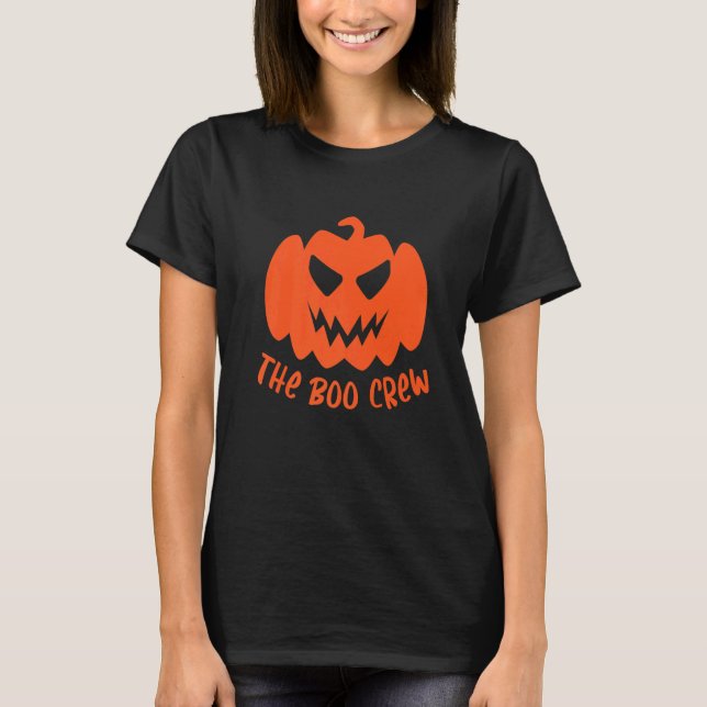 T-shirt The Boo Crew Lazy Halloween Costume  Ghost Spirit (Devant)