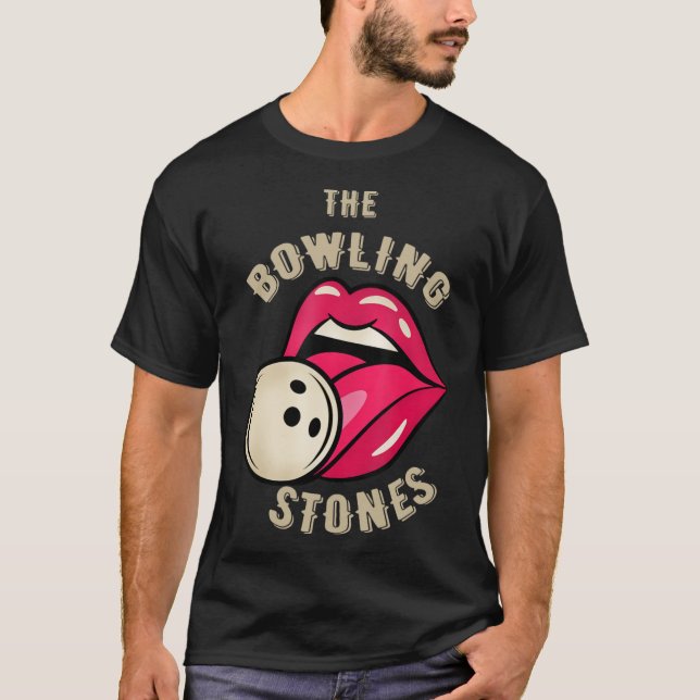 T-shirt The Bowling Stone Bowling  (Devant)