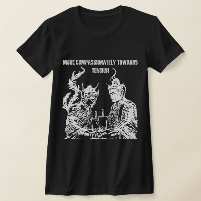 T-shirt Thé bulle avec démons (Poser)