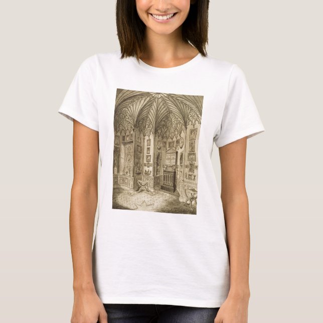 T-shirt The Cabinet, gravé par T. Morris, from 'Descript (Devant)