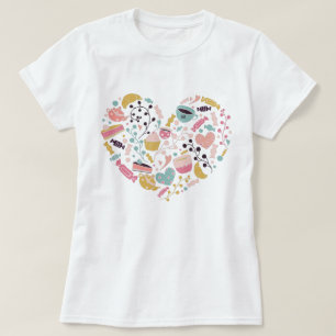 T-shirt Thé/Café et sucreries Aimer