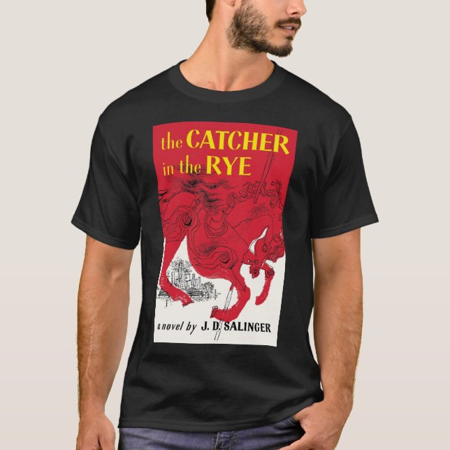 T-shirt The Catcher in the Rye book cover poster (Devant)