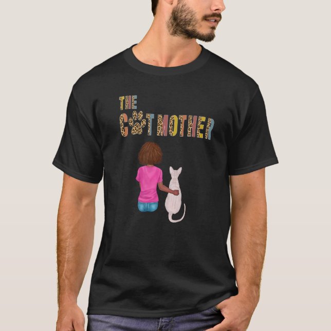 T-shirt The Catmother Sphynx Cat  Kitten Mother Cat Mom (Devant)