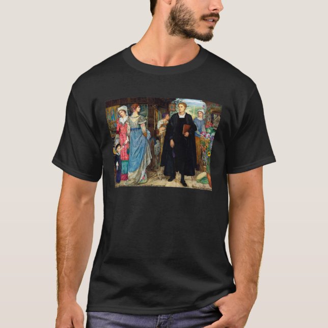 T-shirt The Chance Meeting c. 1907 By Kate Elizabeth Bunce (Devant)