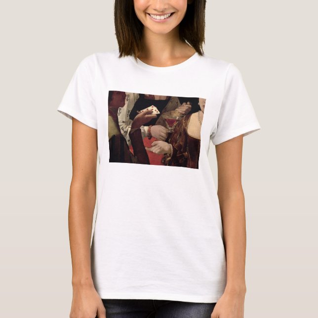 T-shirt The Cheat with the Ace of Diamonds (Devant)