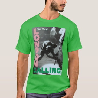 T-shirt The Clashs London Calling Rock Band drôle