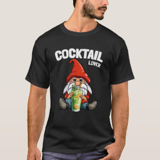 T-shirt The Cocktail Lover Gnome funny matching family Chr