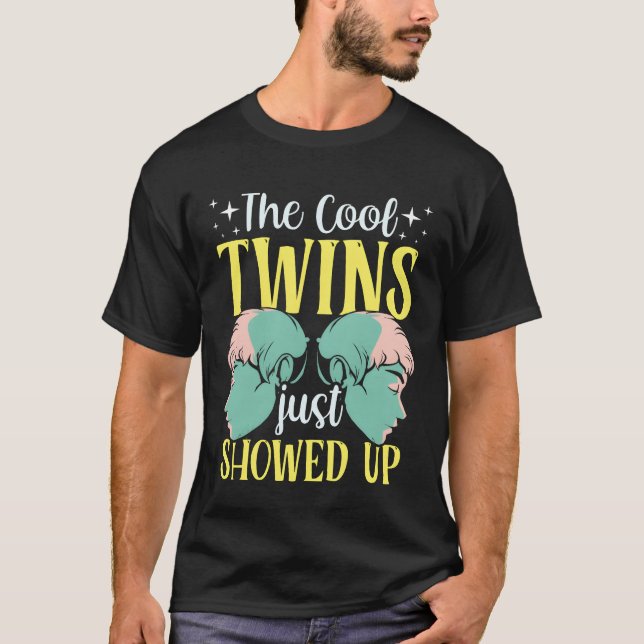 T-shirt The Coolwins Just Showed Upwin Humor Funny girl (Devant)