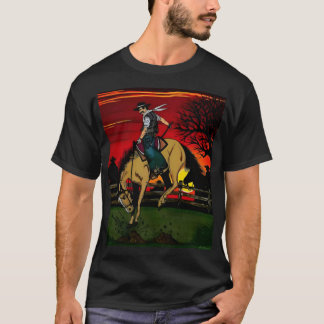 T-shirt "The Cowboys" Color Print.