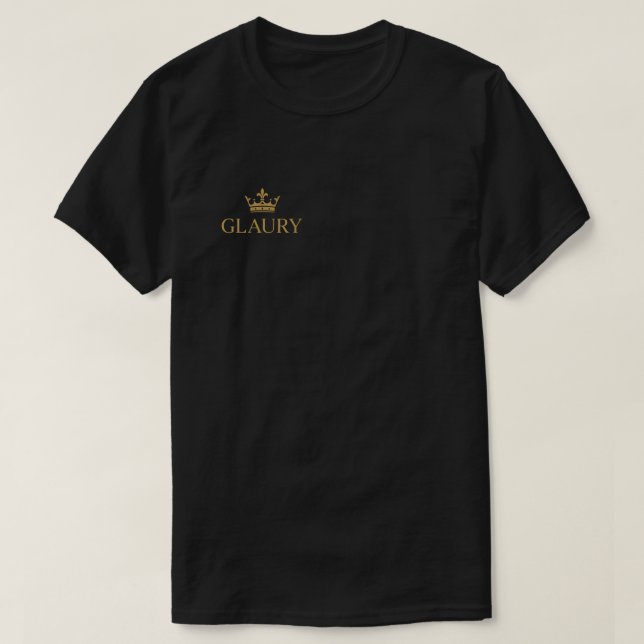 T-shirt The Crown Chooses You – Glaury | NYC Black Edition (Design devant)